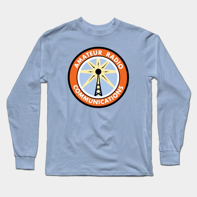 Amateur Radio Communications Long Sleeve T-Shirt by BadgeWork